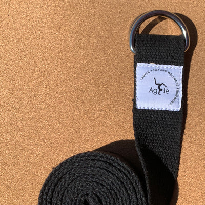 Agyle Yoga strap - essential for any yoga class, helps to hold poses and reach your potential.